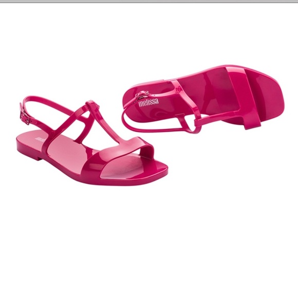 Melissa Essential New Femme Pink Minimalist Sandals Women’s size 6 - Picture 1 of 9
